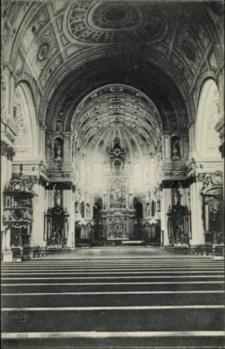 Ak München, Inneres der Michaelis Hofkirche