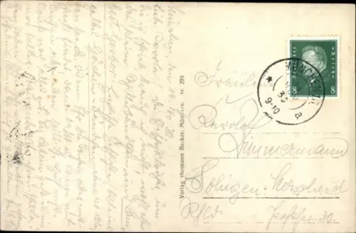 Ak München, Michaelskirche und Frauentürme