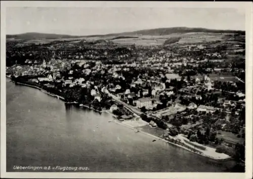 Ak Überlingen am Bodensee, Luftaufnahme von Überlingen, Bodensee, 1941,  Aussicht