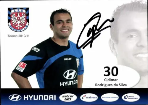 Autogrammkarte Fußballer Cidimar Rodrigues da Silva, FSV Frankfurt, Autogramm