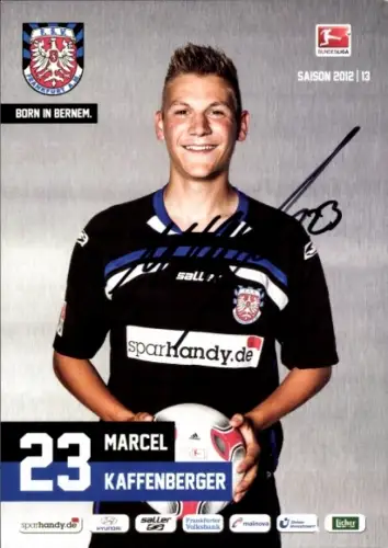 Autogrammkarte Fußballer Marcel Kaffenberger, FSV Frankfurt, Autogramm