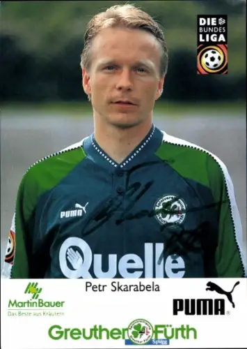 Autogrammkarte Fußballer Petr Skarabela, SpVgg Greuther Fürth, Autogramm