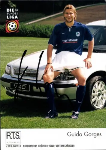 Autogrammkarte Fußballer Guido Gorges, SpVgg Greuther Fürth, Autogramm