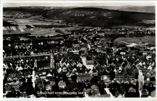 Ak Schorndorf in Württemberg, Fliegeraufnahme