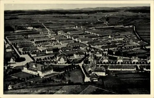 Ak Stetten am kalten Markt, Lager Heuberg, Fliegeraufnahme