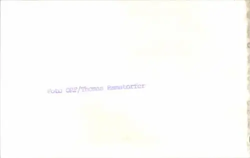 Autogrammkarte Moderatorin Andrea Pusch, Portrait, Autogramm