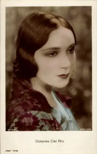 Ak Schauspielerin Dolores del Rio, Portrait