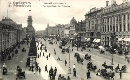 Ak Sankt Petersburg Russland, Newski Prospekt