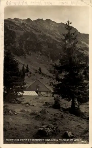 Ak Hinterstein Bad Hindelang im Oberallgäu, Willers-Alpe, Berge, Geishorn, Allgäu, Hinterstein