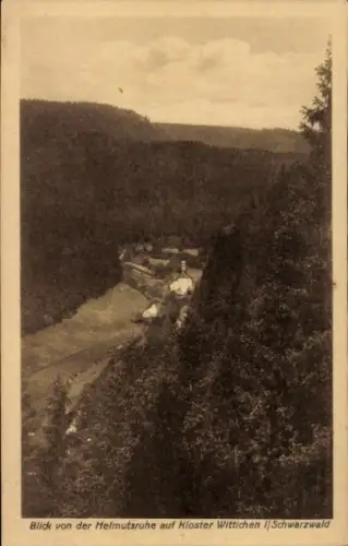 Ak Wittichen Schenkenzell im Schwarzwald, Kloster, Helmutsruhe