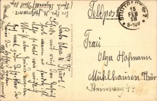 Ak Stuttgart, Rathaus