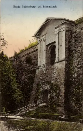 Ak Schnaittach in Mittelfranken, Ruine Rothenberg,   Ruine, 