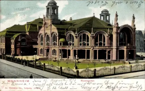 Ak Mannheim in Baden, Rosengarten  , August 1913, Dr. Trenkler Co.