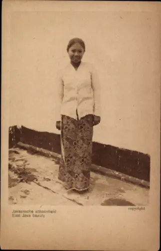 Ak Java Indonesien, junge Frau