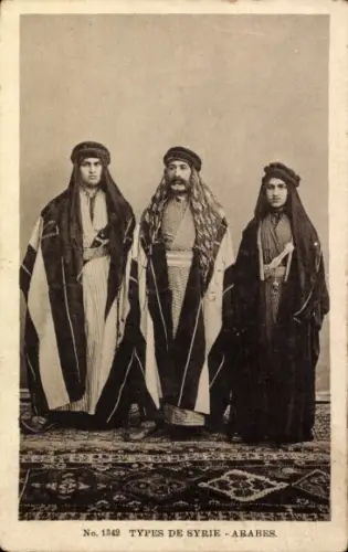 CPA Types de Syrie, Arabes