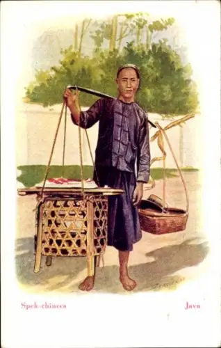 Künstler Ak Java Indonesien, Spek-chinees
