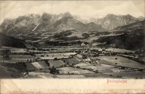 Ak Bischofshofen in Salzburg,  Berge, Täler, Landschaft, 1904
