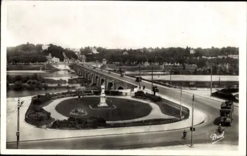 Ak Tours Indre et Loire, Pont Wilson