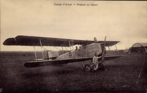 Ak Avor Avord Cher, Camp d'Avor, Brequet au Depart, Flugpionier, Flugzeug