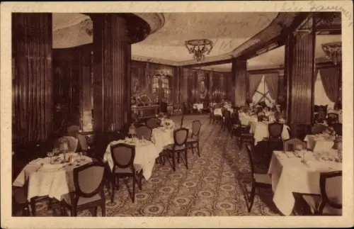Ak Berlin Charlottenburg, Kurfürstendamm, Weinstube Kempinski, Innenansicht