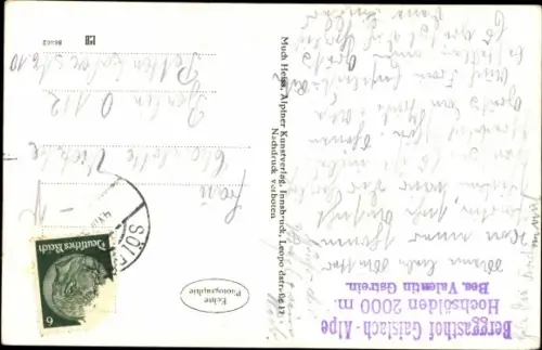 Ak Sölden in Tirol, Alpenwirtschaft Gaislach