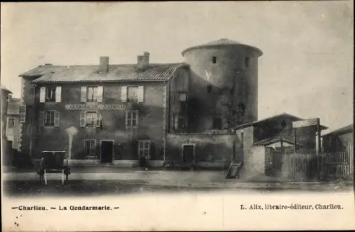 Ak Charlieu Loire, La Gendarmerie