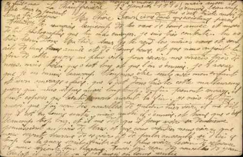 Ak Voeux sinceres, zwei Mädchen und Junge, Puppen