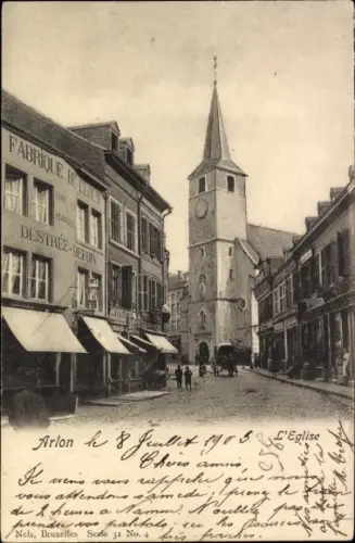 Ak Arlon Aarlen Wallonien Luxemburg, l'Eglise