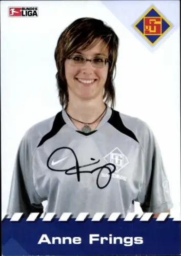 Autogrammkarte Physiotherapeutin Anne Frings, TuS Koblenz, Autogramm