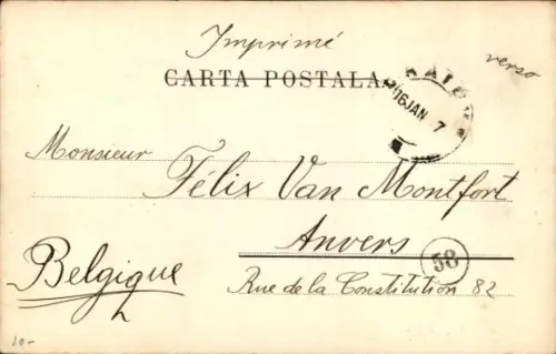 Ak Azuga Rumänien, Gesamtansicht