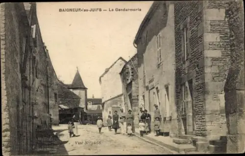 CPA Baigneux les Juifs Côte d’Or, Gendarmerie