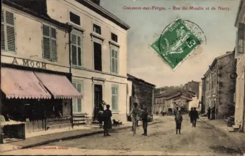CPA Courances Essonne, Rue du Moulin, Narcy