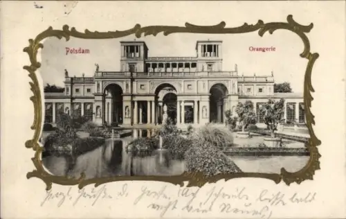 Passepartout Ak Potsdam, Orangerie