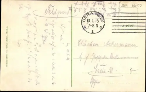 Ak Gera in Thüringen, Schloss Osterstein, Küchengarten, Fürstl. Theater, Ferberturm