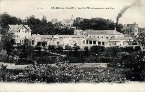 CPA Salies de Béarn Pyrénées Atlantiques, Établissement et du Parc