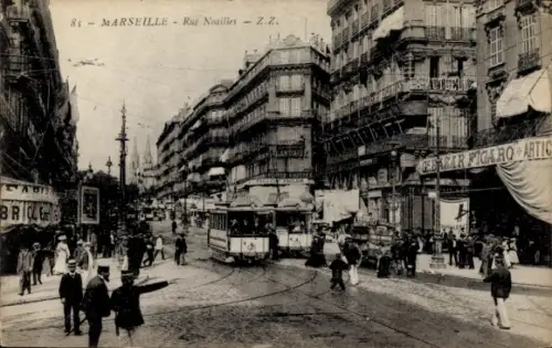 CPA Marseille Bouches-du-Rhône, Rue Noailles
