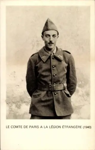 Foto Der Graf von Paris in der Fremdenlegion, 1940