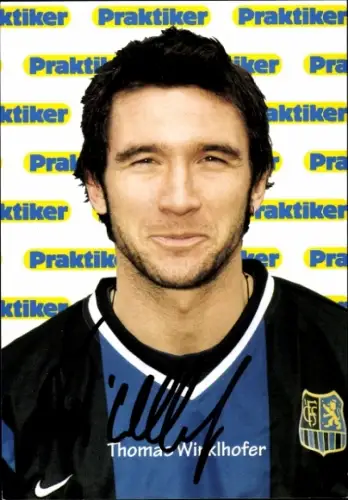Autogrammkarte Fußballer Thomas Winklhofer, 1. FC Saarbrücken, Autogramm