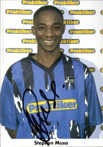 Autogrammkarte Fußballer Stephen Musa, 1. FC Saarbrücken, Autogramm