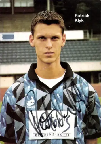 Autogrammkarte Fußballer Patrick Klyk, 1. FC Saarbrücken, Autogramm