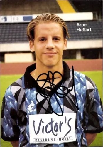 Autogrammkarte Fußballer Arne Hoffart, 1. FC Saarbrücken, Autogramm