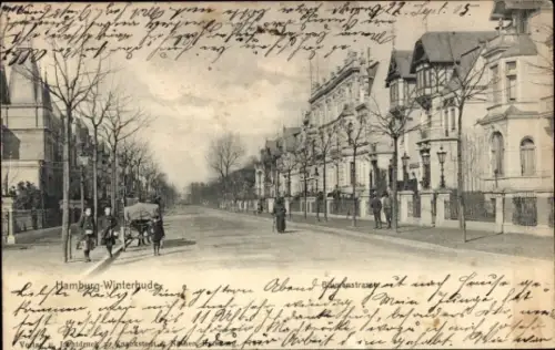 Ak Hamburg Nord Winterhude, Blumenstraße