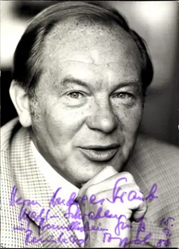 Foto Journalist Reinhard Appel, Portrait, Autogramm