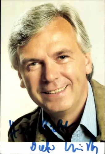 Ak Sportreporter Dieter Kürten, Portrait, Autogramm