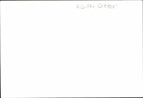 Ak Sportreporter Dieter Kürten, Portrait, Autogramm