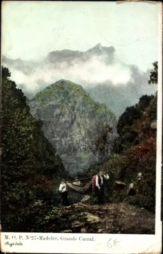 Ak Insel Madeira Portugal, Grande Curral