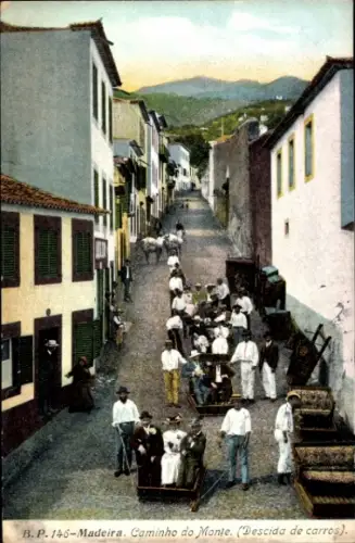 Ak Insel Madeira Portugal, Caminho do Monte, Descida de carros
