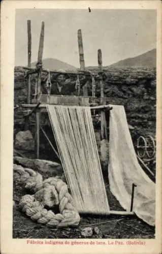 Ak La Paz Bolivien, Fábrica indígena de géneros de lana