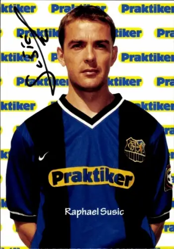 Autogrammkarte Fußballer Raphael Susic, 1. FC Saarbrücken, Autogramm