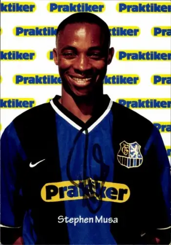 Autogrammkarte Fußballer Stephen Musa, 1. FC Saarbrücken, Autogramm